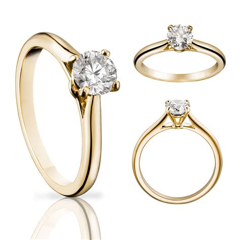 Cartier solitaire engagement ring